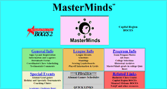 Desktop Screenshot of nymasterminds.com